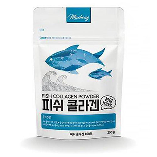 [강원도] 웰리유 피쉬콜라겐 250g 저분자 콜라겐 - 100% 한국 가공 피쉬콜라겐, 저분자 흡수율 100% UP - FISH COLLAGEN