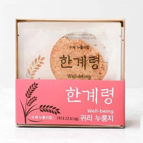 [한계령웰빙] 수제 귀리 누룽지칩 200g - 국내산 현미쌀과 잡곡으로 만든 수제 누룽지