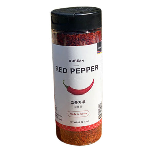 [바우네] 한국산 고춧가루 120g - 깨끗하고 사용이 간편한 고춧가루(100% Korean Red Pepper Flakes) 보통맛/매운맛